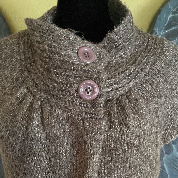 BCBG MazAzria Knit Cape Style Vest - Picture 3 of 8